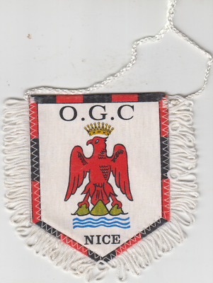 Ancien Fanion Football O.G.C. Nice - Très Bon état