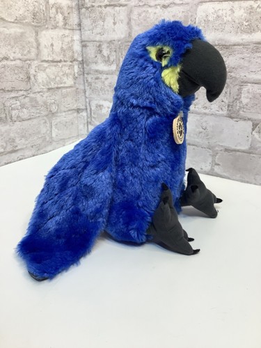 Wild Republic Hyacinth Macaw 10” Plush Stuffed Animal Bird Parrot Brand New Tags - Picture 5 of 8