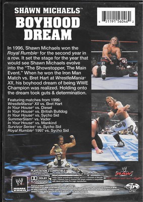 Shawn Michaels: Boyhood Dream (DVD) WWE WWF Wrestling 651191560462