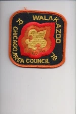 1978 Chicago Area Council Walakazoo patch
