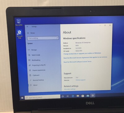 Dell Inspiron 3593 i3-1005G1 3.4GHz 8GB RAM 128GB SSD 15.6