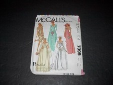 McCall's Pattern 7395 Misses' Bridal /Evening Gown /Prom /Special Occasion 8 UC