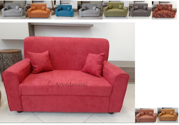 divano posti imbottito in tessuto con cuscini divani LUX