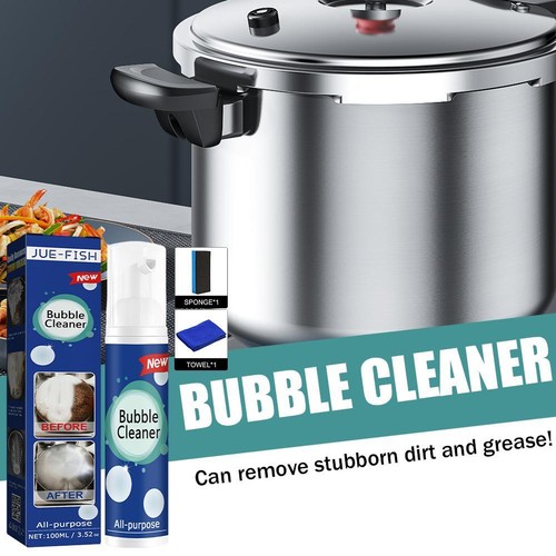 Multi-1/2xPurpose Cleaning Bubble Cleaner Spray Foam Kitchen Dirt Grease new~