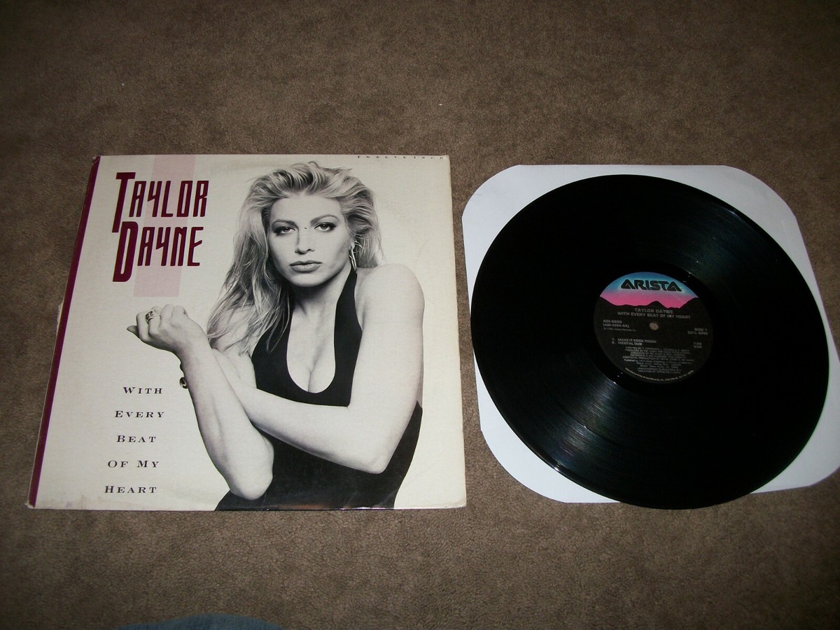 TAYLOR DAYNE　12inch promo TAYLOR DAYNE With Every Beat Of My Heart 12