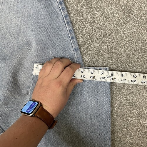 Levis 560 Jeans Mens 32x32 (Act. 32x31) Tapered Y2K Comfort Fit Light Wash Denim - Picture 6 of 16