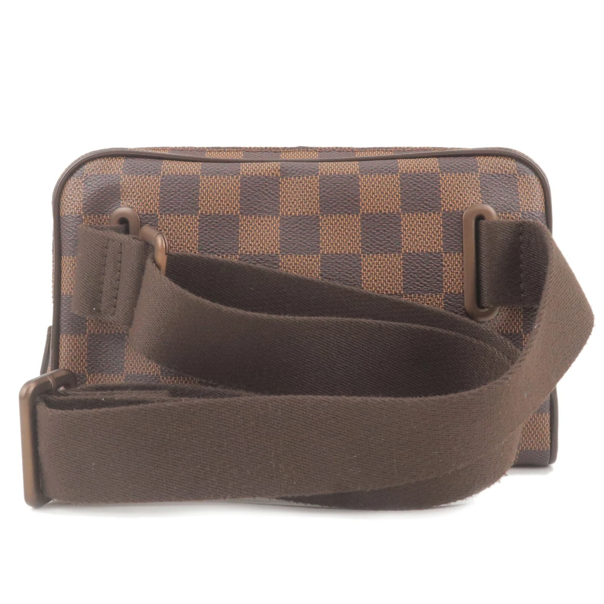 Auth Louis Vuitton Damier Ebene Bum Bag Brooklyn Waist Bag N41101 Used