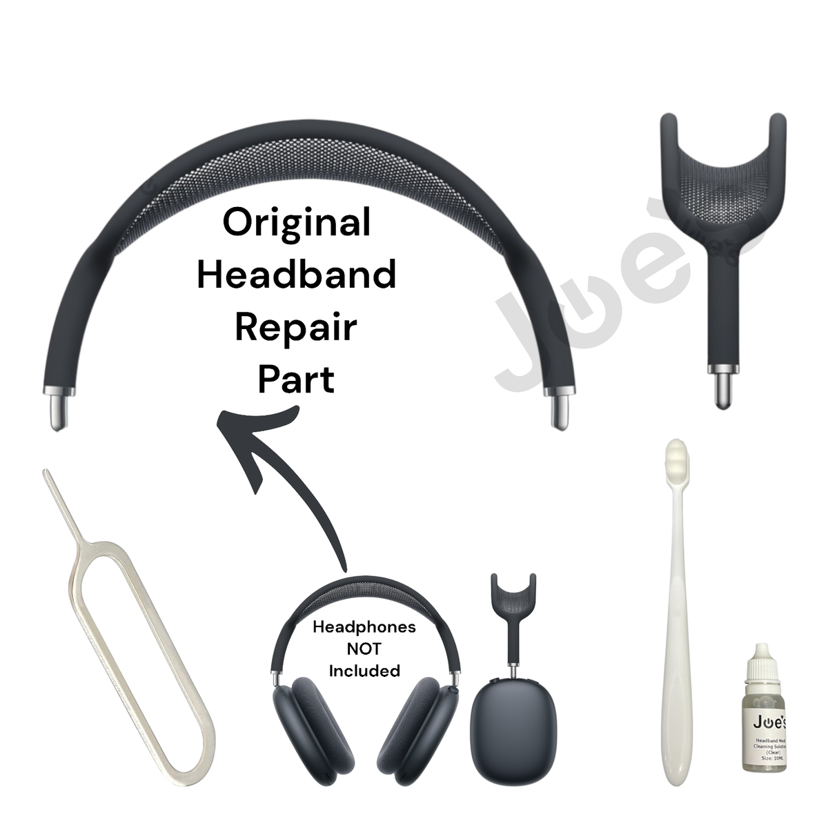 OEM Apple AirPod Max Headband Arch Replacement Fabric (Midnight