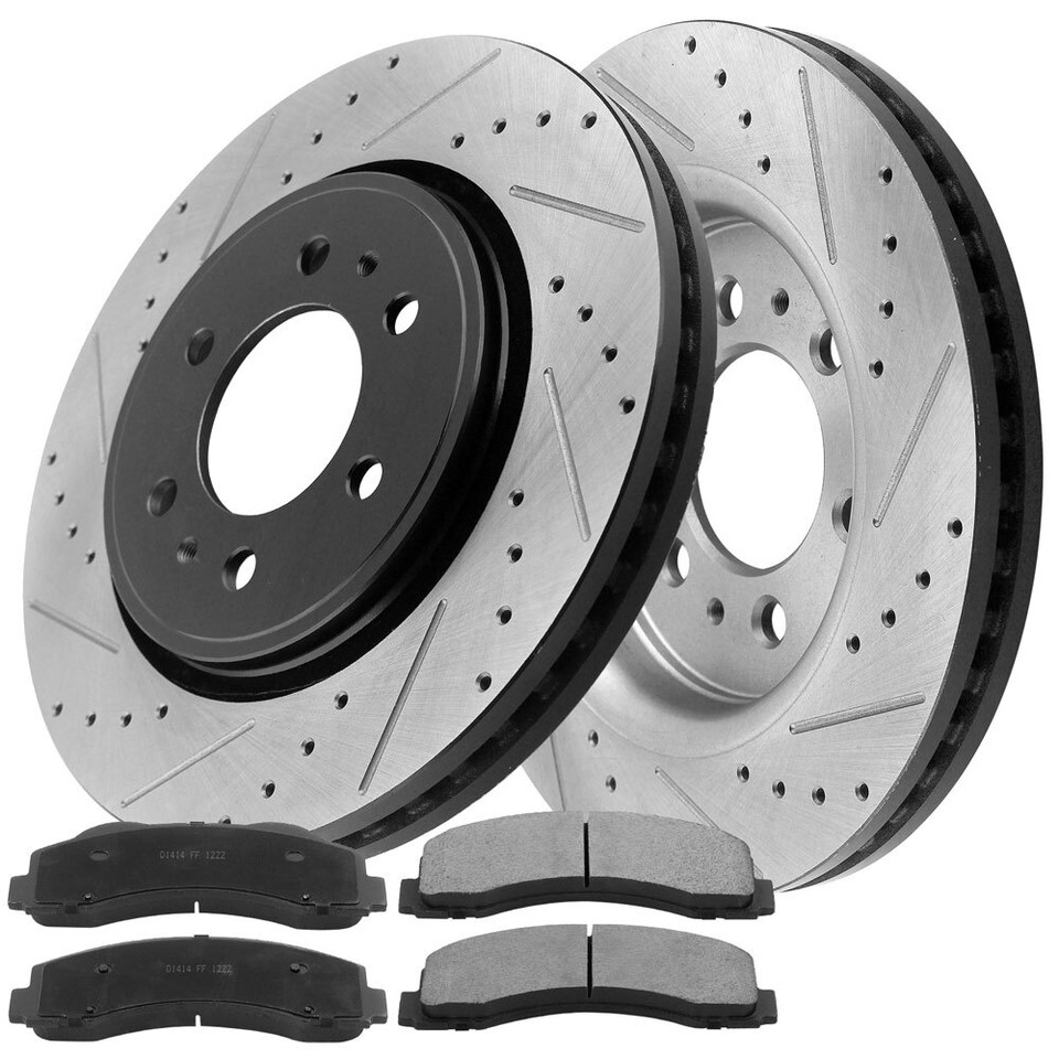 Front Brake Rotors & Brakes Pads for Ford F150 Expedition Lincoln