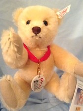 Steiff 100 Year Anniversary Bear 10.5" Blond Mohair 2002 Germany 671043 199.99