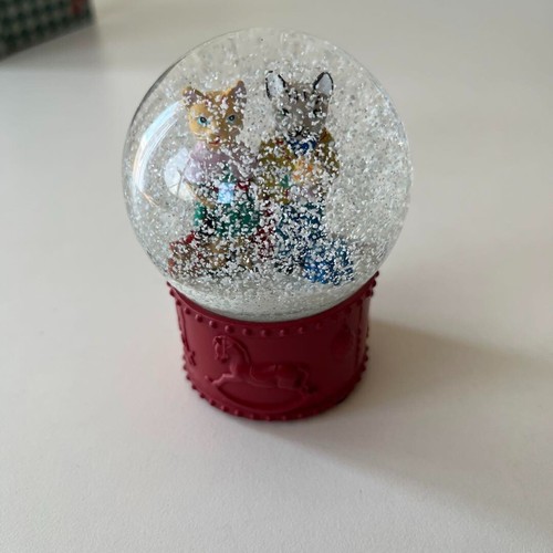 Nathalie Lete Afternoon Tea snow globe christmas cats new - Picture 7 of 8