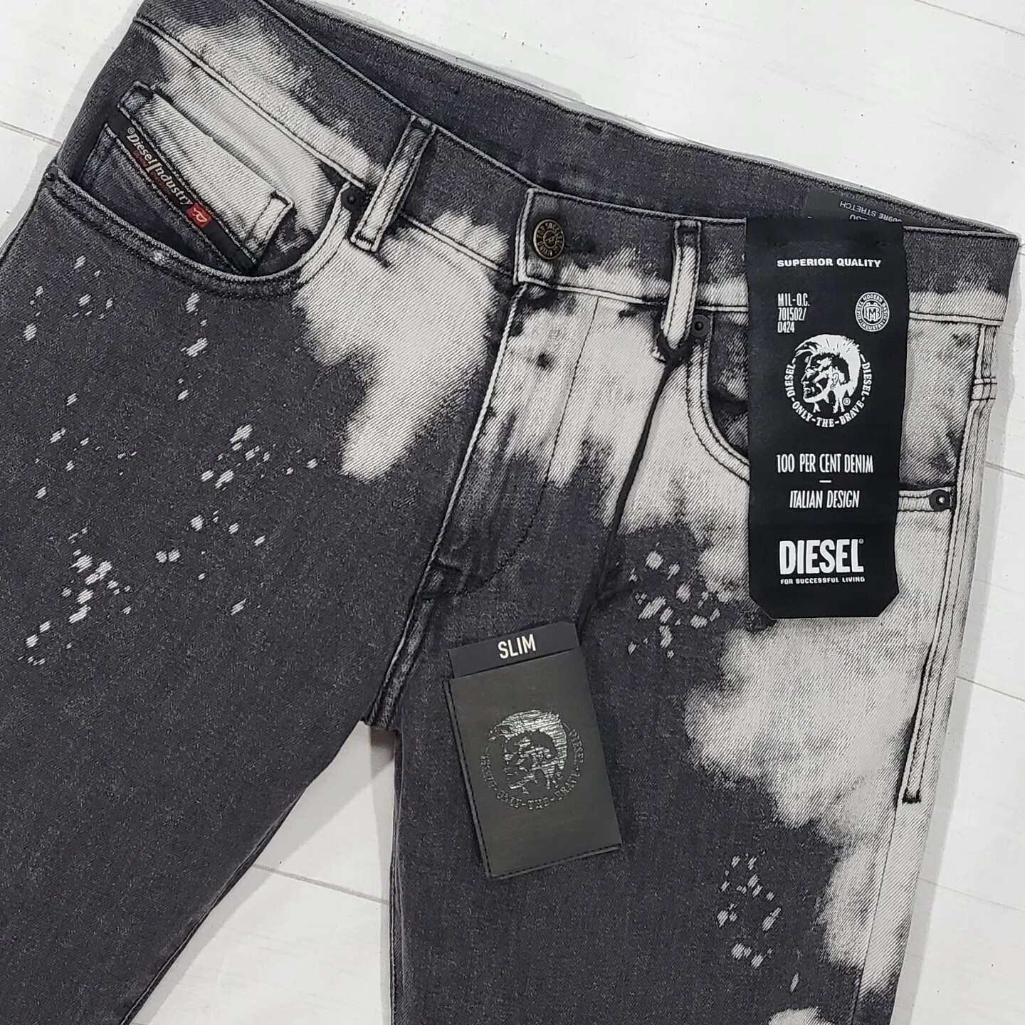 Mens Diesel D strukt 009RE Slim Fit Treated Stretch Denim Jeans Size mens-diesel-d-strukt-009re-slim-fit-treated-stretch-denim-jeans-size