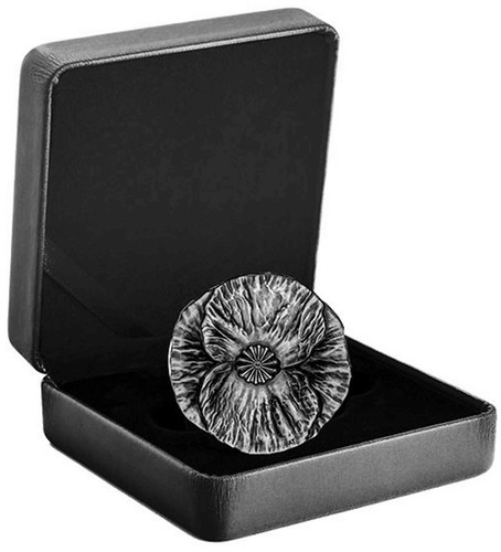 2020 Canada S$20 Remembrance Day Poppy Shaped NGC MS70 Antiqued W/Box & COA OGP - Picture 6 of 6