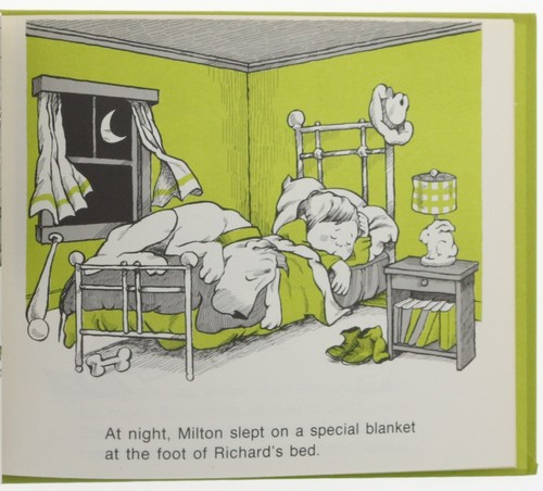 Vintage 1975 HB Is Milton Missing? Steven Kroll Dick Gackenbach Dog Hardback - Picture 7 of 8