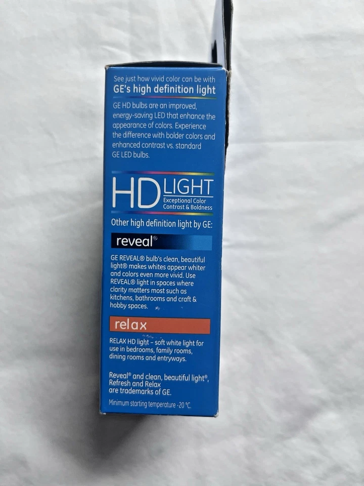 GE Refresh LED Decorative Light Bulb ClearDaylight 4-Watts 2-Pk New - Image 3 of 4