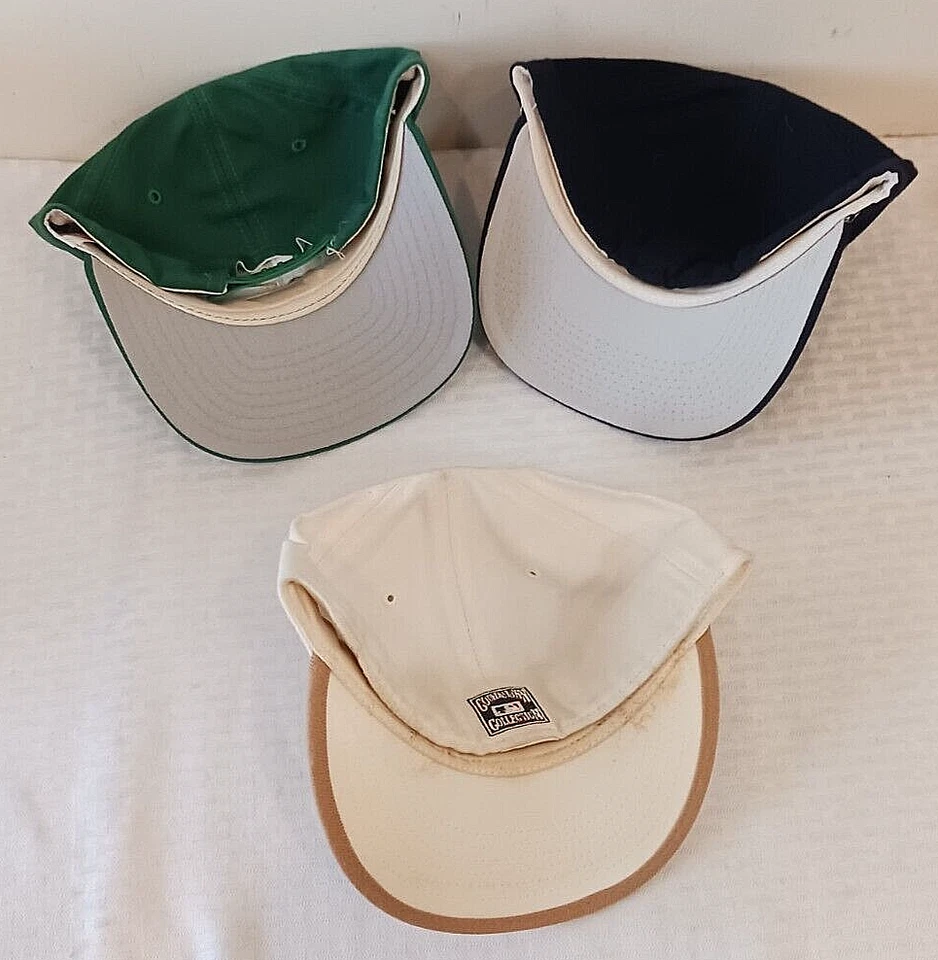 3 Houston Astros Hat Cap Lot Snackback Fitted 1990s Green Pro Model Cooperstown - Image 2 of 2