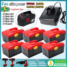 For Snap on Battery 18Volt 5.0Ah CTB4187 CTB6187 CTB4185 CTB6185 CTC620 Charger