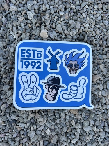 DUTCH Bros STICKER Buck FOR Kids PIXELATED Set COFFEE Sheet REBEL Peace MAFIA