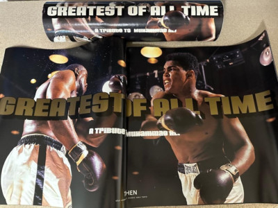 Muhammad Ali Jeff Koons GOAT Greatest of All Time Sample Copy Buch 2001 G.O.A.T.