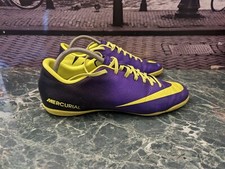 Nike Rare Mercurial Victory IV IC 555614 570 Purple Volt Football Shoes UK 10