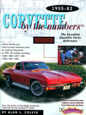 洋書 CORVETTE CORVETTE BY THE NUMBERS PARTS MANUAL CHEVROLET BOOK 1955