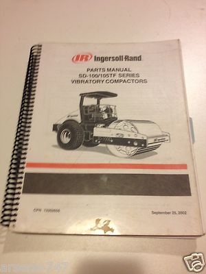 SD-100/105TF Series Vibratory Compactors Parts Manual