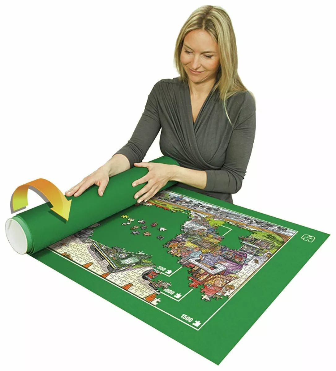 JUMBO JIGROLL Jigsaw Puzzle Roll with Free 1000 Piece Save your Puzzle for  later