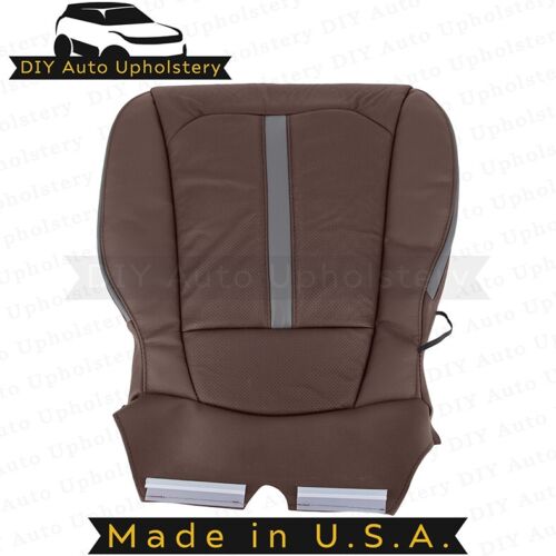 2015-2020 Fits Ford F-150 Platinum Driver/Passenger Bottom Leather Covers Brown - Picture 9 of 12