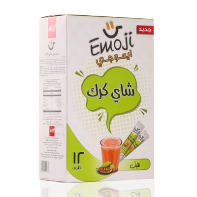 Karak Tea Instant, Cardamom Tea, Alkhair Chai Tea, 12 Sachets 20g 240gm