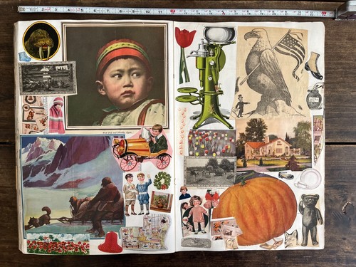 Antikes Sammelalbum 1925 Darke Co Ohio New Madison Atemberaubende Decoupage Kunst - Bild 18 von 24