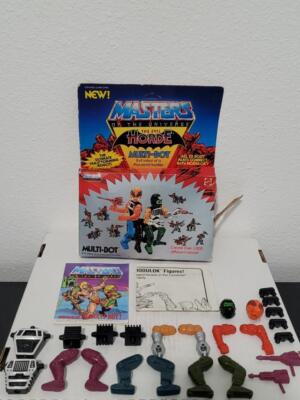 1985 He-Man MOTU The Evil Horde Multi-Bot With Box & Mini Comic Complete Figure