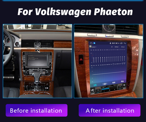 12.1" Android Navigation Car Gps Stereo Radio Carplay For Volkswagen Vw Phaeton - Picture 2 of 20