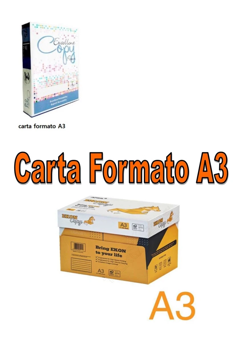 Risma Carta A3 Navigator 80 gr. 500 Fogli Carta Bianca cm. 29,7x42 Risma Carta A3 Navigator 80 gr. 500 Fogli Carta Bianca cm. 29,7x42