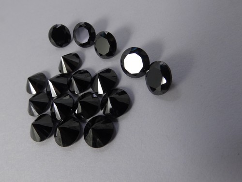 56 quilates Cúbico Zirconia Champagne 8 mm AAA Piedra Preciosa Redondo 17 piezas 50% de descuento - Imagen 4 de 4