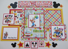 Disney Premade Scrapbook Page/Mat Set - HANDMADE Disney Memories 20pcs.  1