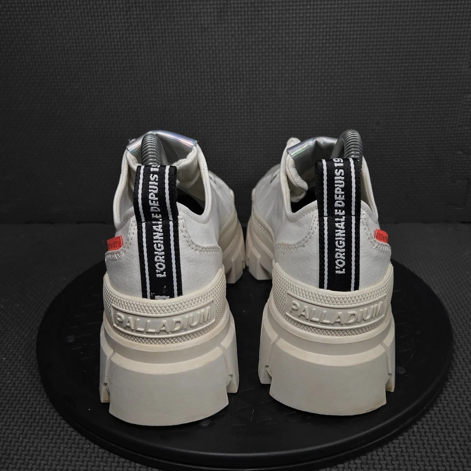 Palladium Revolt LO TX платформе туфли женщин Sz 7,5 белый кроссовки тренажеры - Изображение 4 из 4