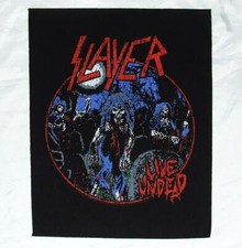 Slayer Live Undead Large Back Patch Heavy Metal
