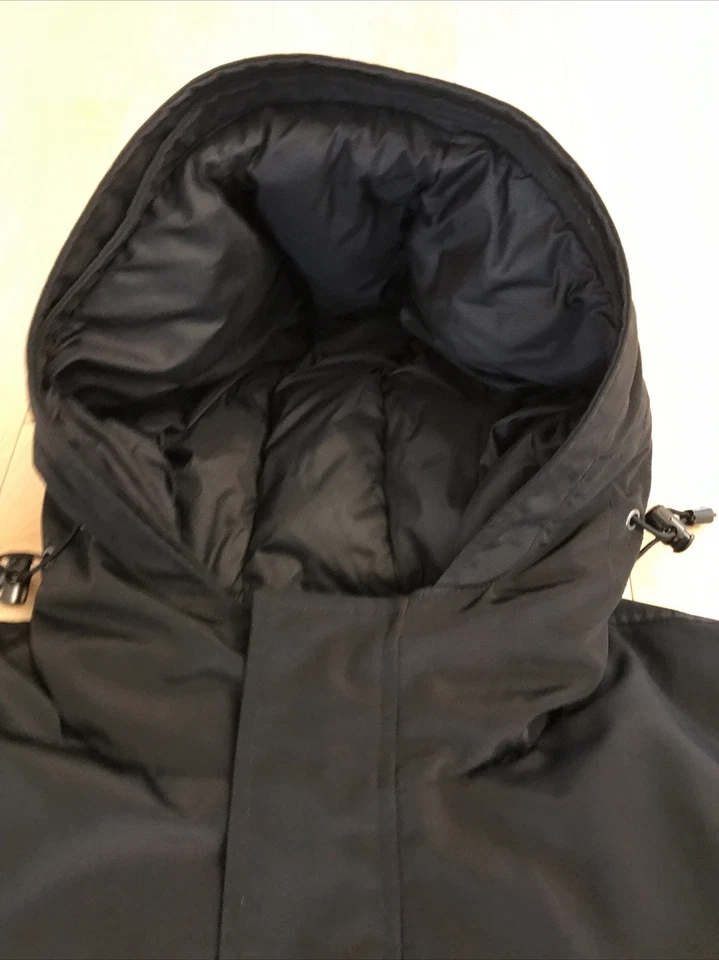 Jaqueta DANIER Puff Puffer Preta Masculina GG Preta com Capuz e Detalhes de Couro Natural - Imagem 4 de 4