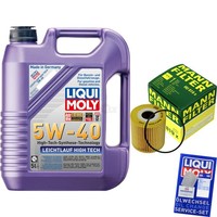 Inspektionspaket 5L Liqui Moly 5W-40 FüR Volvo V70 II 2.4 2.5 T V40 Kombi S60 I