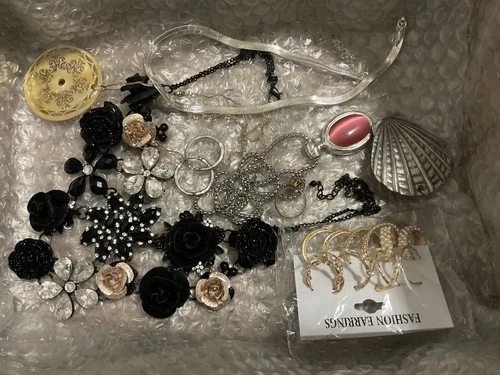 Costume Jewelry Mixed Lot Of 5 Lbs For Wear Or Resale Misc Vintage Modern # 2