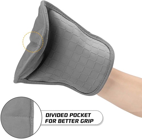 Silikon Ofenhandschuhe und Topflappen für Küche & Backen - 4er Set Hitzebeständig... - Bild 2 von 7