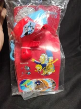 VTG THE SIMPSONS TAPS LAYS LANZA TAZOS UNOPENED SABRITAS MEXICO TIRA TAZOS 1