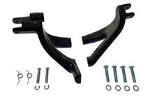 OE Standard Forward Control Mount Kit Black fits Harley Davidson