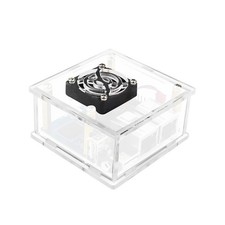 Acrylic Case Motherboard Shell With Fan Heat Sink For Orange Pi R1 Plus LTS B