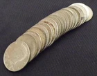 1964 P+D KENNEDY HALF DOLLAR ROLL 90% SILVER 20 $.50 COINS UNITED STATES AMERICA