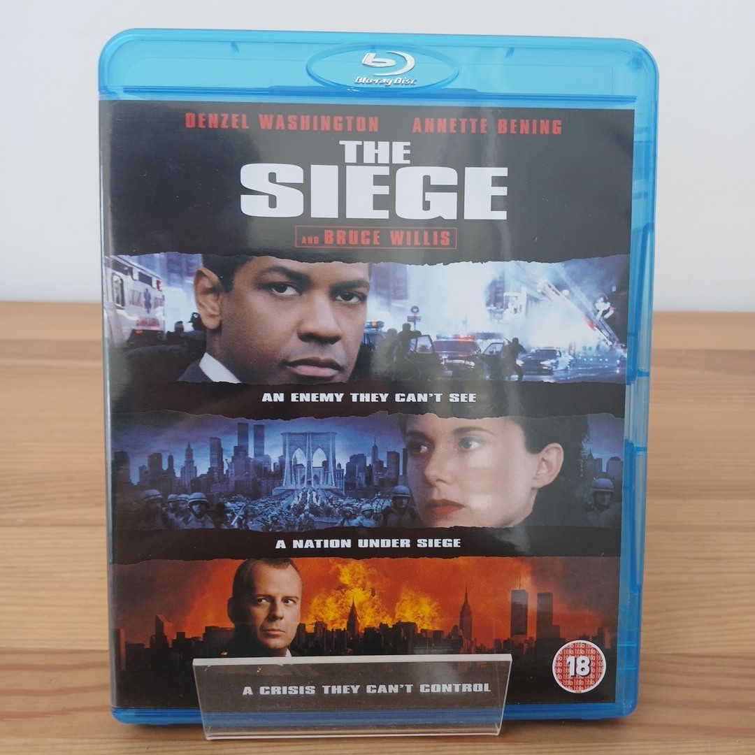 The Siege BluRay VGC UK Release Denzel Washington Bruce Willis Fast Post