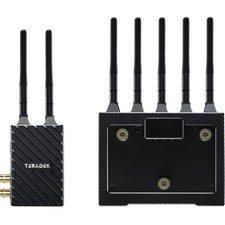 Teradek Bolt 4K LT 3G-SDI TX and 12G-SDI RX Deluxe Kit, 1500' , Gold Mount