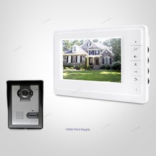 7" Video Door Entry Security Intercom with IR Night Vision for Home Security