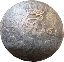 Poland 1 grosz 1768 Rare !!!