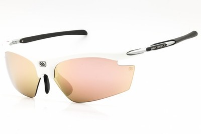 New Rudy Project SP545769 0000 Slim White/Gold Mirror 66-12-133 Sunglasses